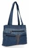 GENȚĂ DE DAMĂ shopper bag Hernan bleumarin 8006-1